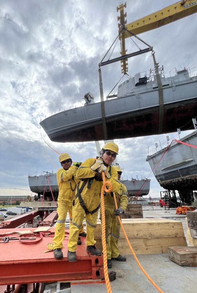 Noel angelo Suralta_Seafarers_Pulling_Rope_Ship