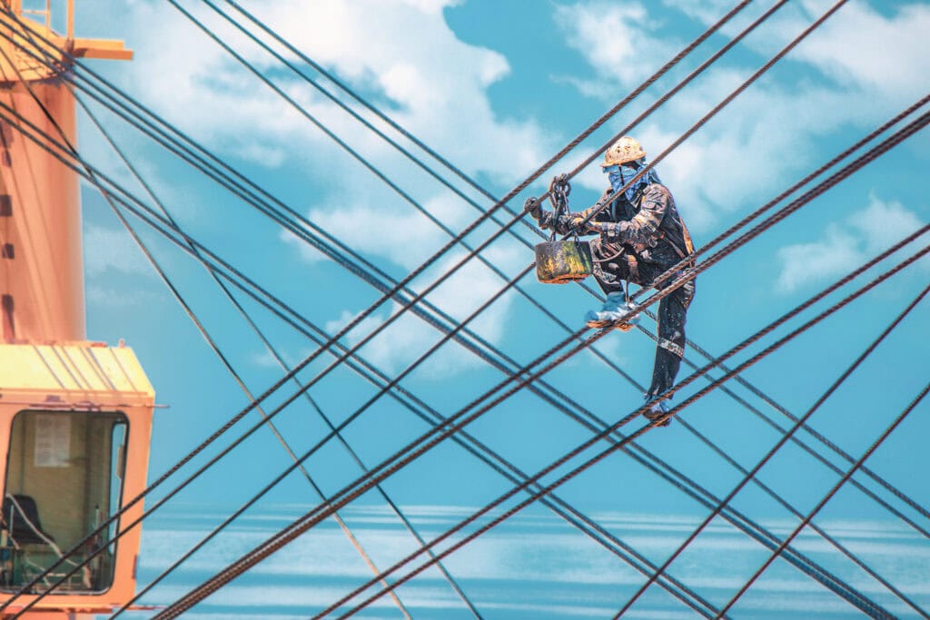 Malcom Serrano_Seafarer_QHSE_Working_Crane_Cables