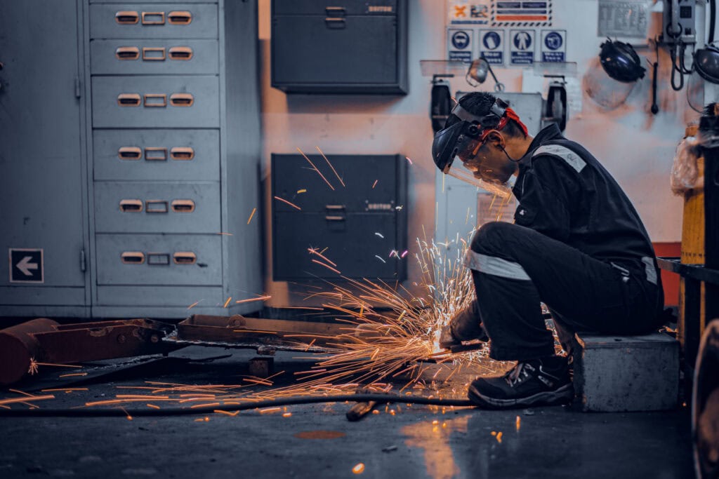 Jenny Boy Malirong_QHSE_Seafarer_Wielding_Sparks